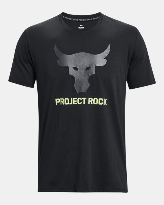 Herenshirt Project Rock Brahma Bull met korte mouwen, Black, pdpMainDesktop image number 4
